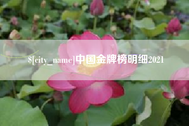 武安中国金牌榜明细2021