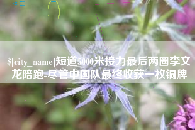 武安短道5000米接力最后两圈李文龙陪跑-尽管中国队最终收获一枚铜牌