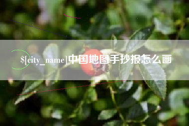 武安中国地图手抄报怎么画