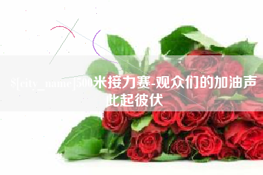 武安500米接力赛-观众们的加油声此起彼伏