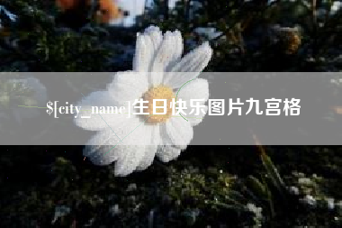 武安生日快乐图片九宫格
