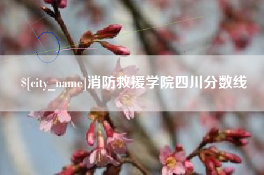 武安消防救援学院四川分数线
