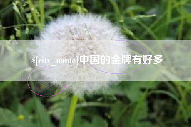 武安中国的金牌有好多