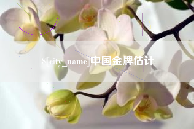 武安中国金牌估计