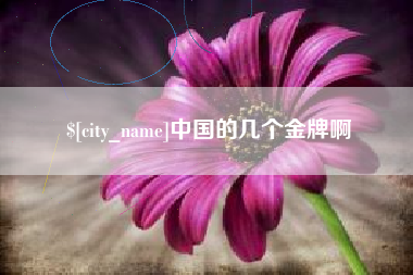 武安中国的几个金牌啊