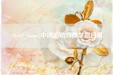 武安中国消防救援学院日常