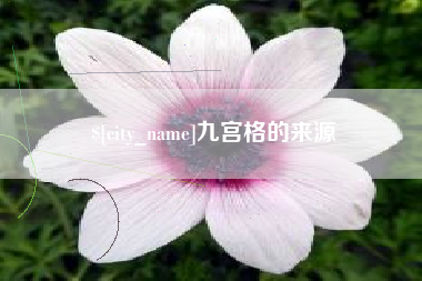 武安九宫格的来源