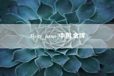 武安中国,金牌