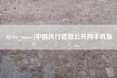 武安中国执行信息公开网手机版