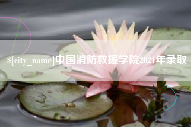 武安中国消防救援学院2021年录取