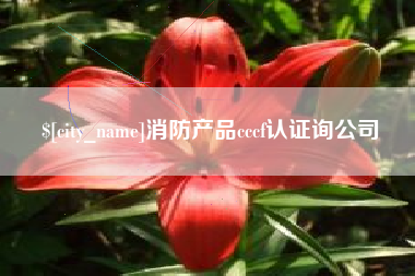 武安消防产品cccf认证询公司