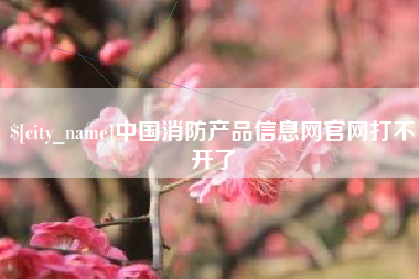 武安中国消防产品信息网官网打不开了