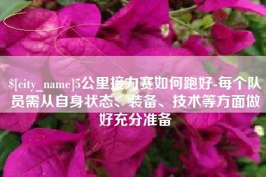 武安5公里接力赛如何跑好-每个队员需从自身状态、装备、技术等方面做好充分准备
