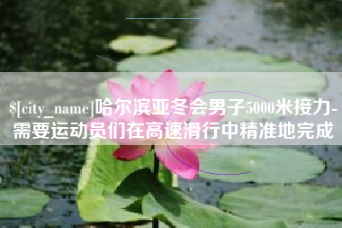 武安哈尔滨亚冬会男子5000米接力-需要运动员们在高速滑行中精准地完成