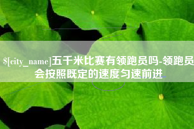 武安五千米比赛有领跑员吗-领跑员会按照既定的速度匀速前进