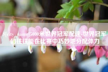 武安5000米世界冠军配速-世界冠军们往往能在比赛中巧妙地分配体力