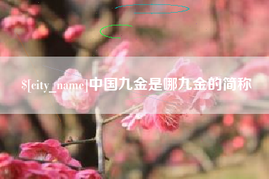 武安中国九金是哪九金的简称
