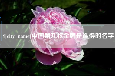 武安中国第九枚金牌是谁得的名字