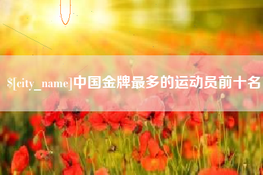 武安中国金牌最多的运动员前十名