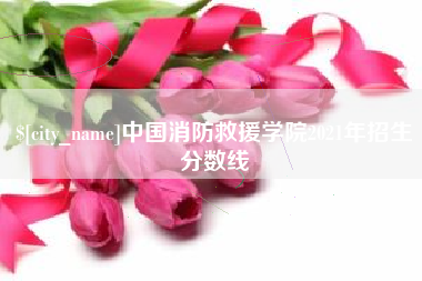 武安中国消防救援学院2021年招生分数线