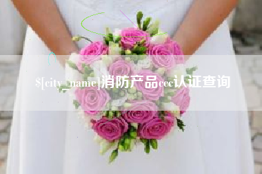 武安消防产品ccc认证查询