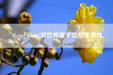 武安消防救援学院招生条件