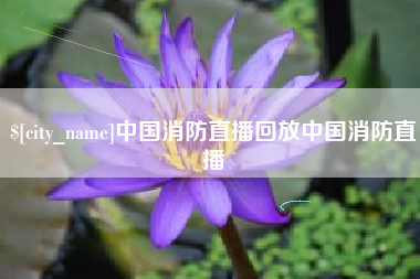 武安中国消防直播回放中国消防直播