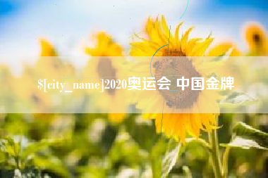 武安2020奥运会 中国金牌