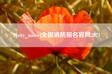 武安全国消防报名官网2021